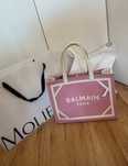 Torba Balmain różowa tote