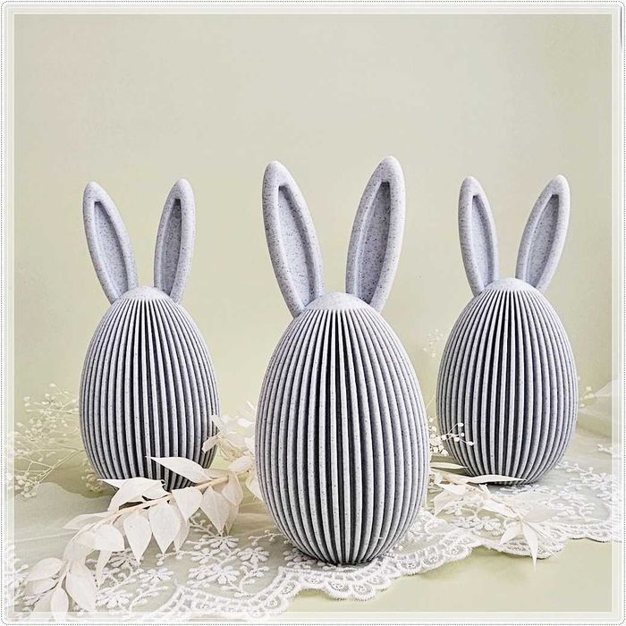 Jajko z uszami zająca – Zając Wielkanocny - dekoracja.