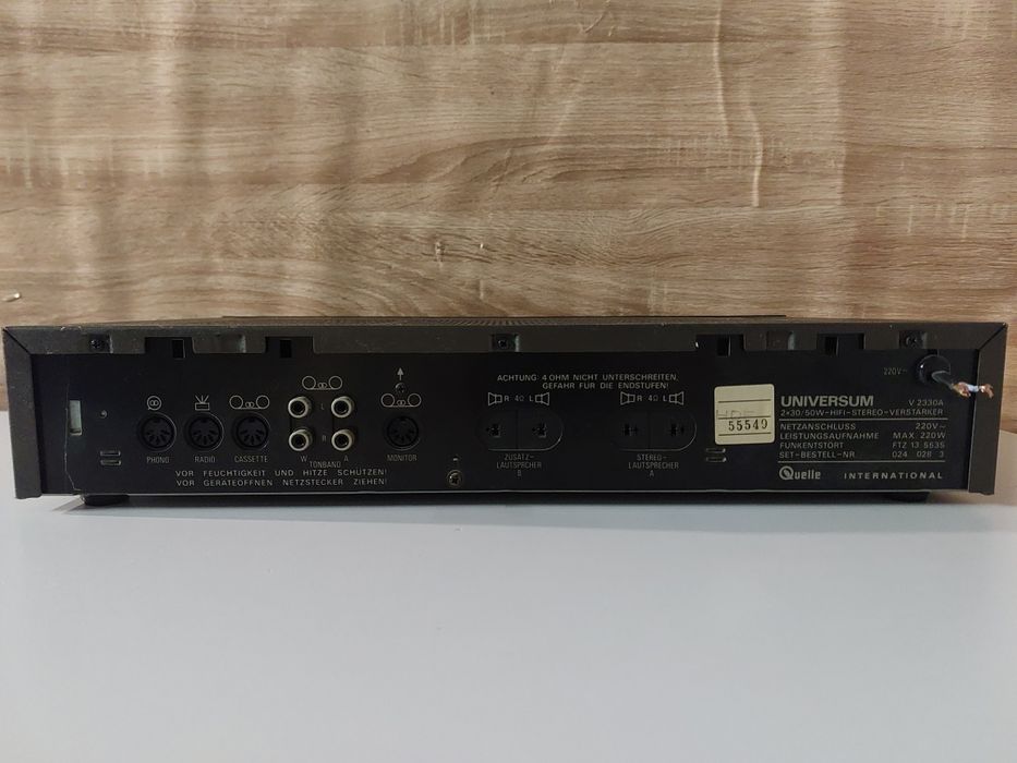 Wzmacniacz Universum V2330A Okazja! Wysyłka!