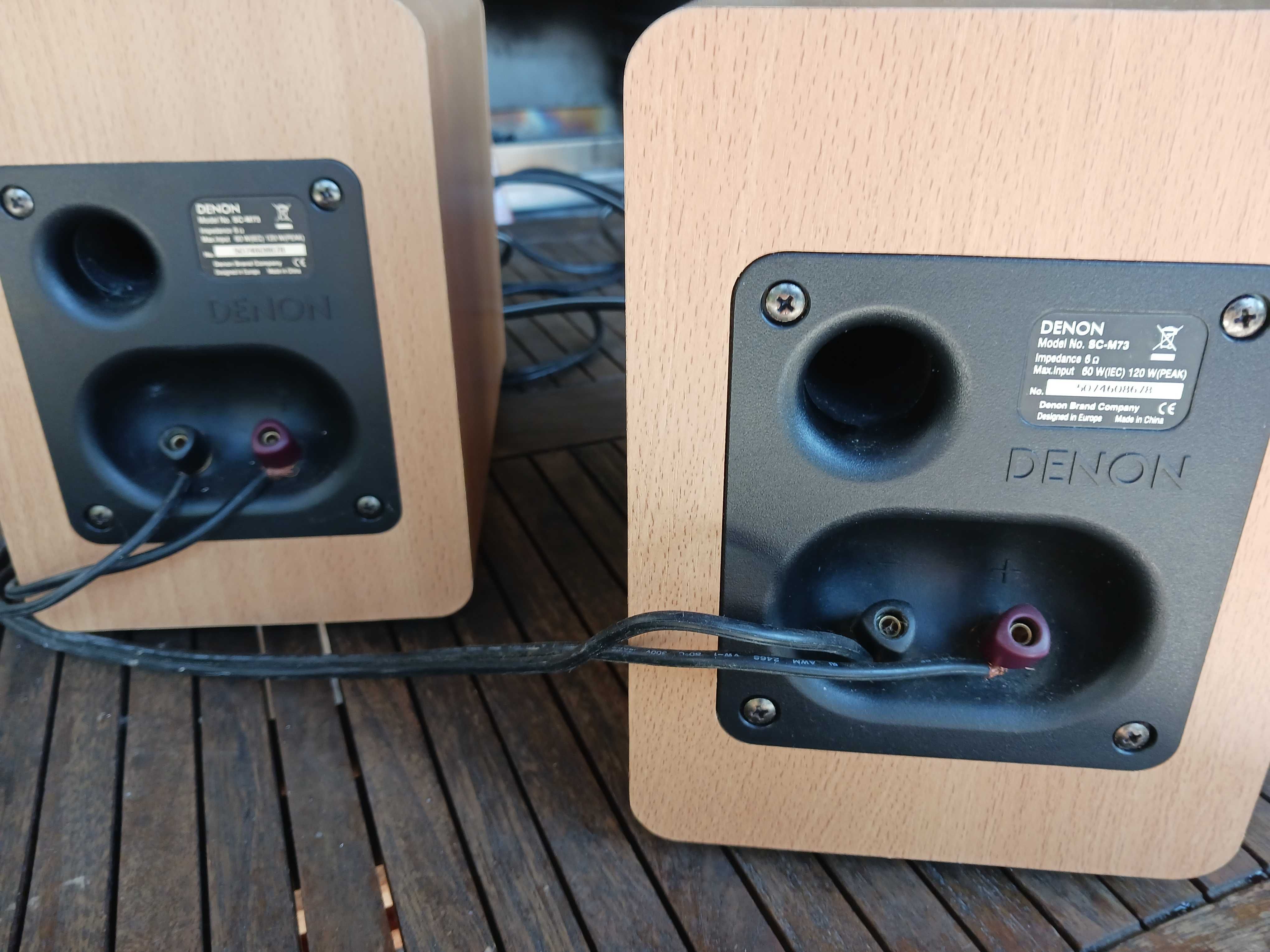 Colunas (speakers) Denon SC-M73 60W em muito bom estado €50.00