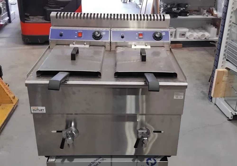 Fritadeira Dupla a Gás 17+17L + NOVA