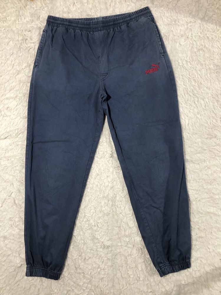 Spodnie dresy Puma rozmiar M granatowe vintage