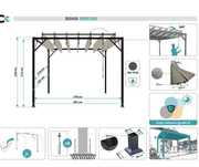 Pérgola jardim bioclimática 400x300