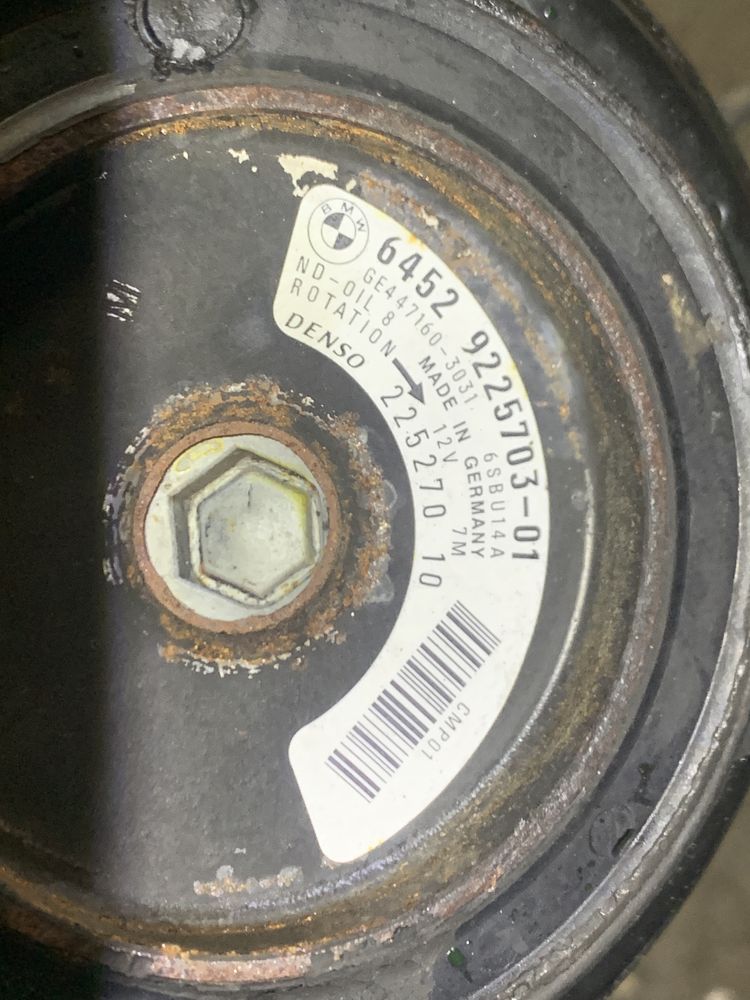 Kompresor klimatyzacji n47d20c n47 e90 lci f10 184 konie