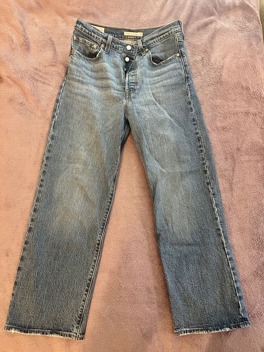 Jeans novos levi’s modelo ribcage straight ankle