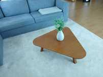 Mesa centro - cor nogueira - design exclusivo