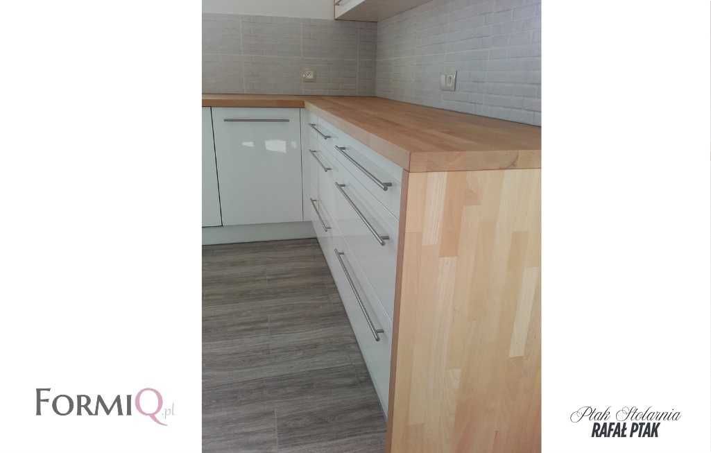 Blat do biurka drewno buk select 1600x800x33 od ręki