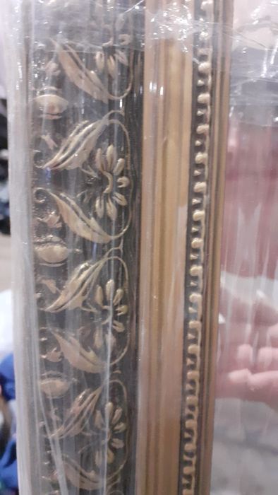 Eleganckie lustro rama złota 50x90 Nowe