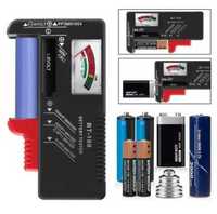 Verificador - Testador de Baterias - Pilhas AAA, AA, C, D, 9V, 1.5V