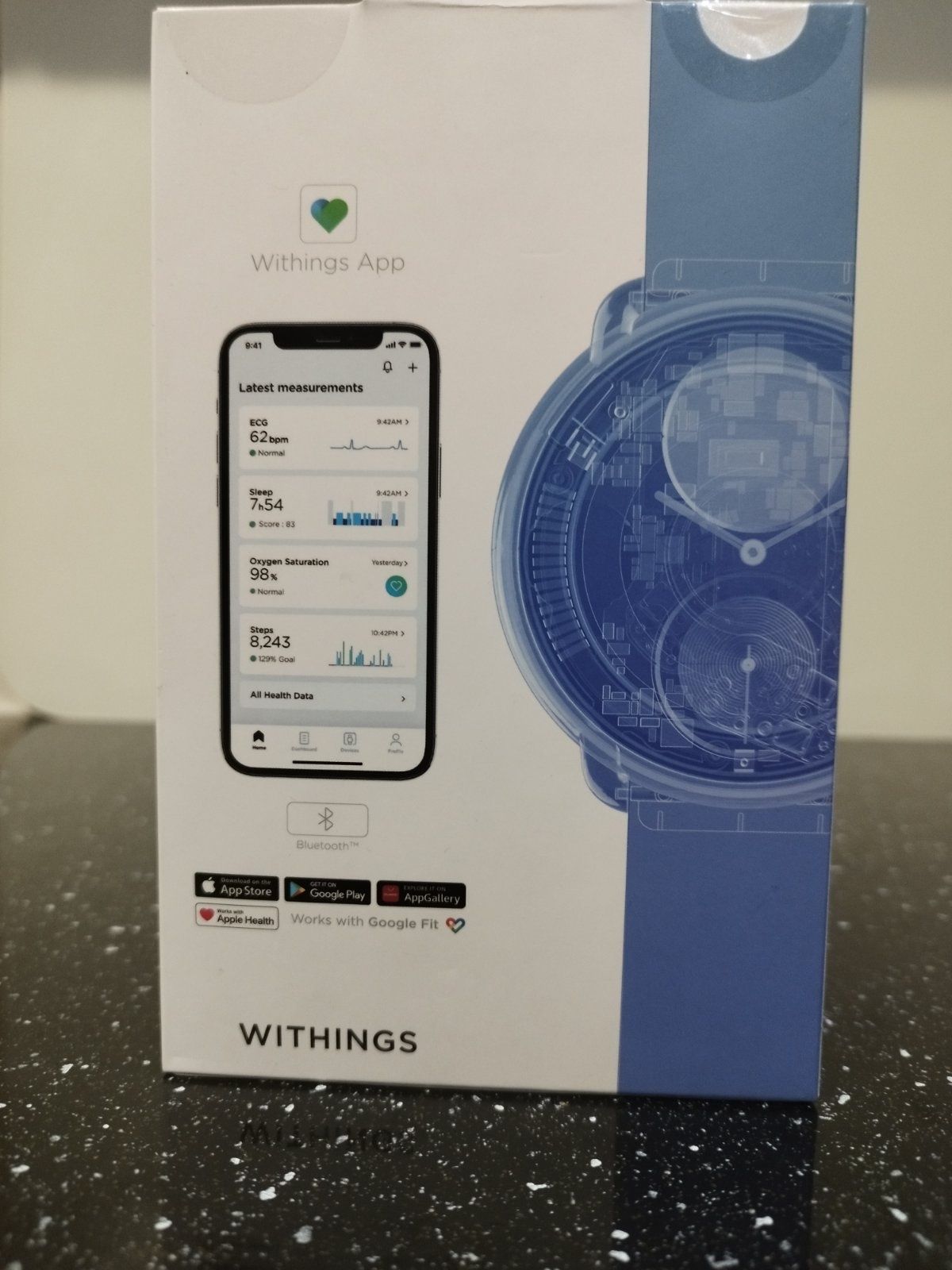 Розумний смарт годинник Withings Scanwatch 38mm