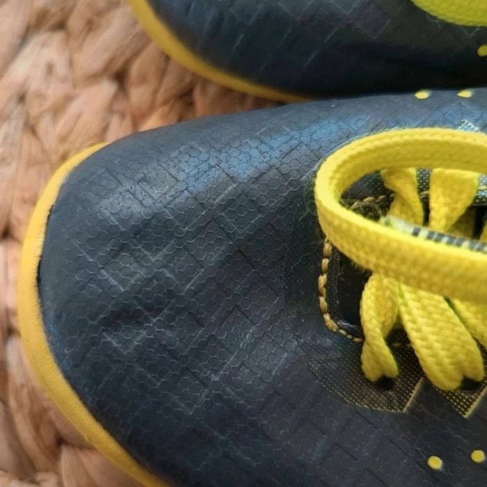Korki buty sportowe do piłki nożnej huari kory sportowe 28 szare żółte