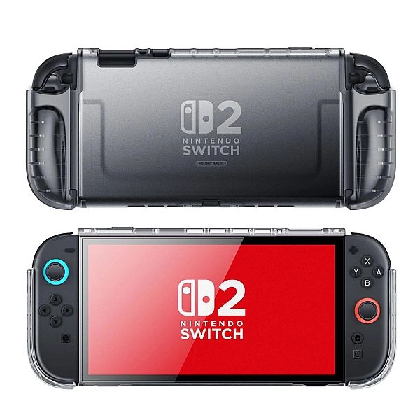 Supcase Crystal Case Nintendo Switch 2 Frost Black