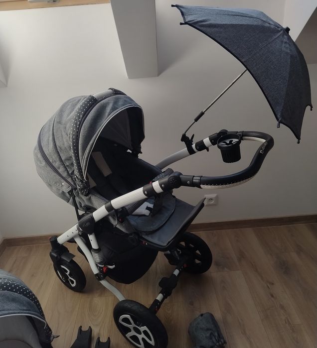 Wózek Adamex Barletta + fotelik + baza