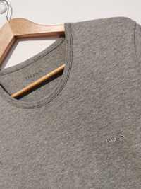 Hugo Boss krótki rękaw t-shirt koszulka męska logowana S/M