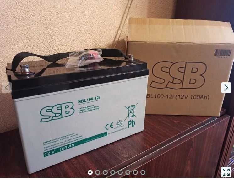 Гелевий акумулятор SSB SBL100-12i 12V 100Ah