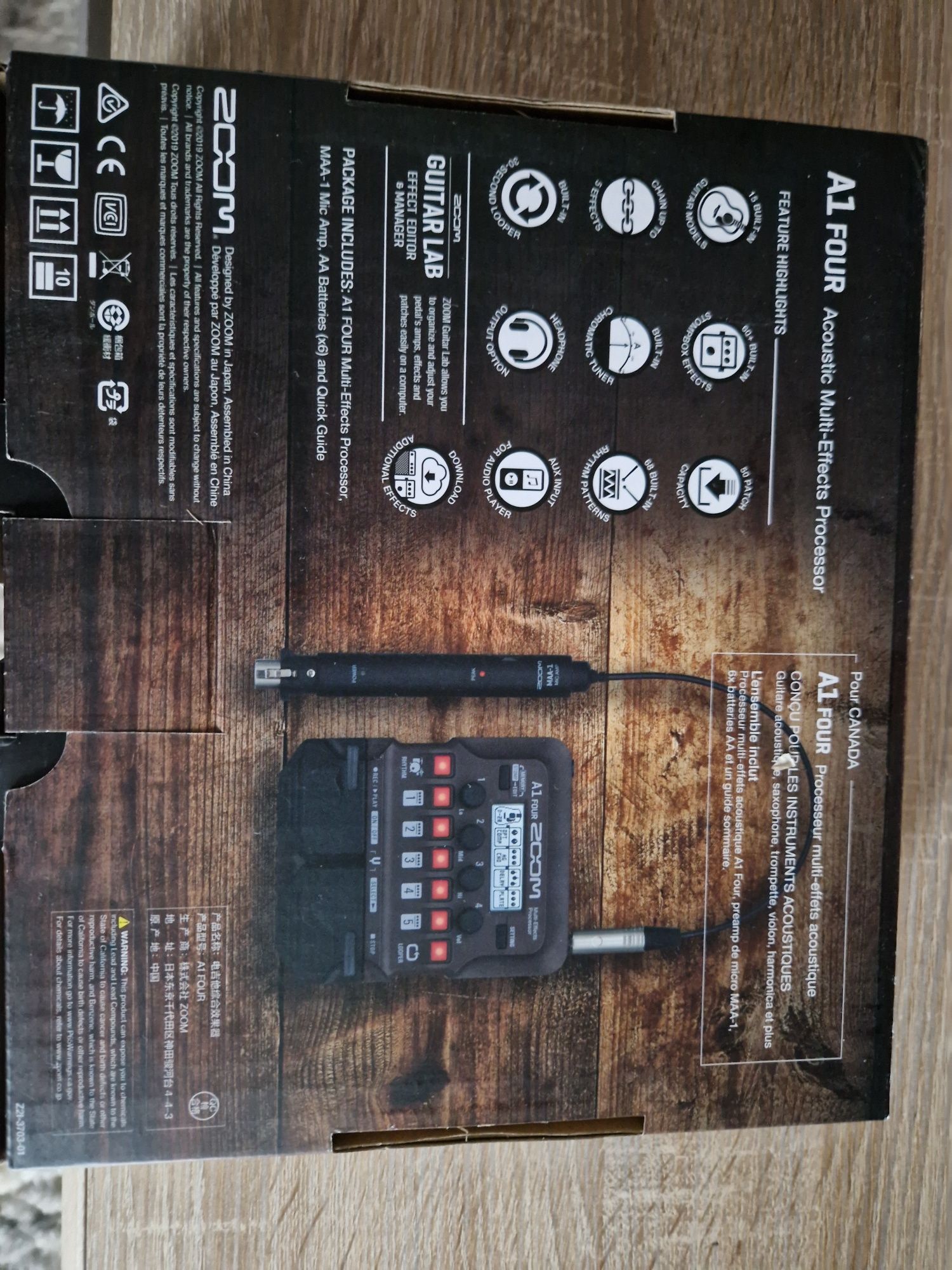 Multiefekt akustyczny Zoom A 1 Four