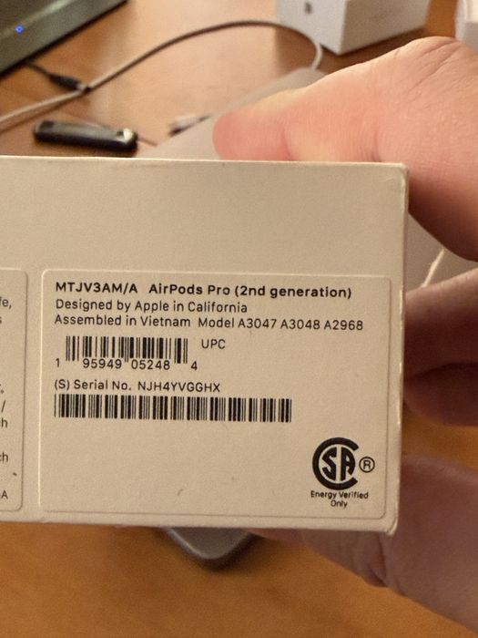 Кейс airpods pro 2 Коробка, насадки оригинал