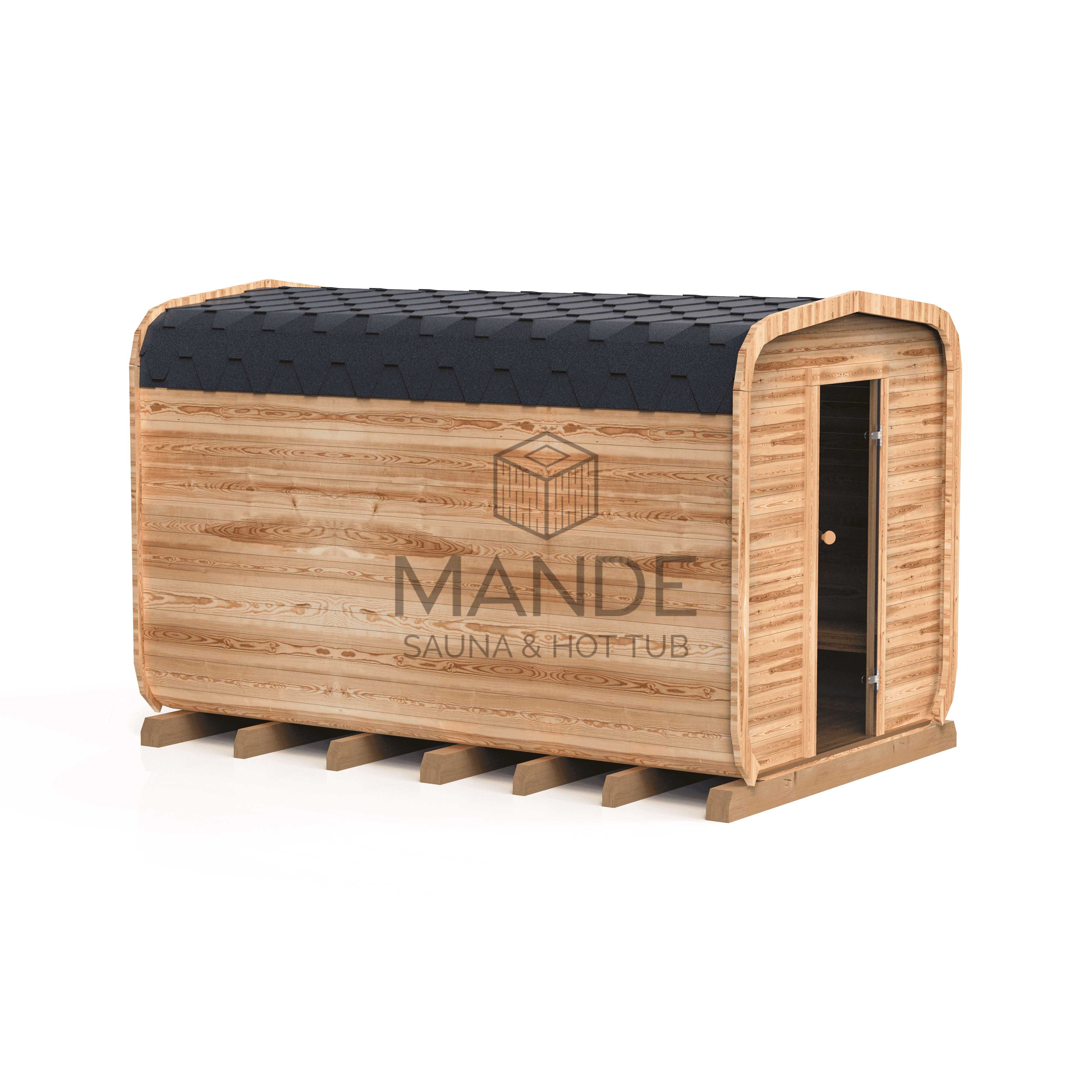 Oferta na sprzedaż sauny Glod 4M Relax - 4,0 x 2,42 m z piecem