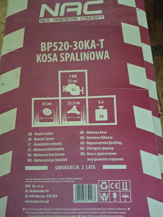 Kosa spalinowa NAC BP520