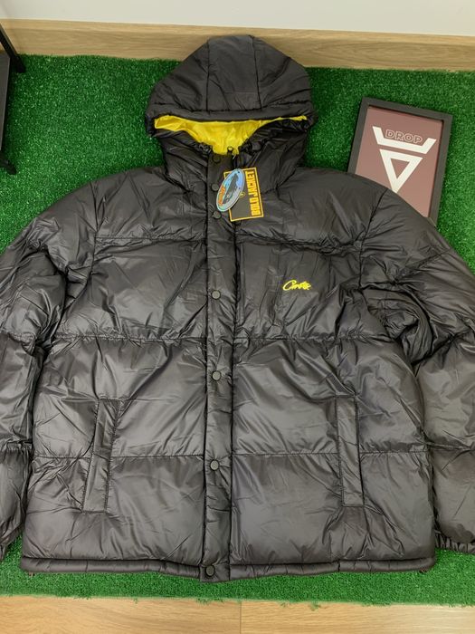 Пуховик,Куртка Corteiz,кортез,Кортез на зиму чорна