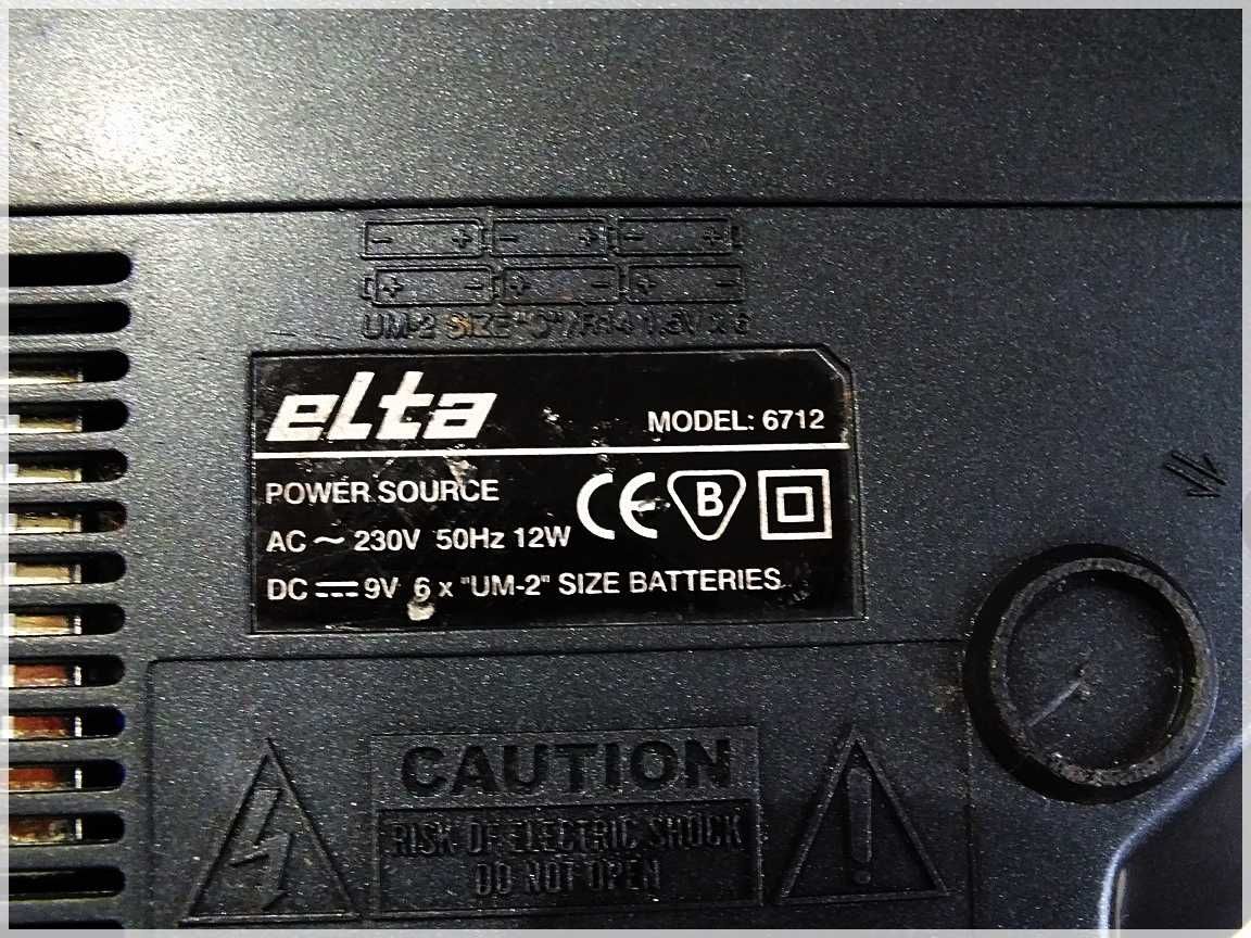 BOOMBOX Radio ELTA 6712 Radioodtwarzacz CD Stereo