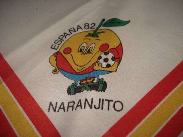 Antigo Lenço/Toalha Mundial Espanha 82 Naranjito