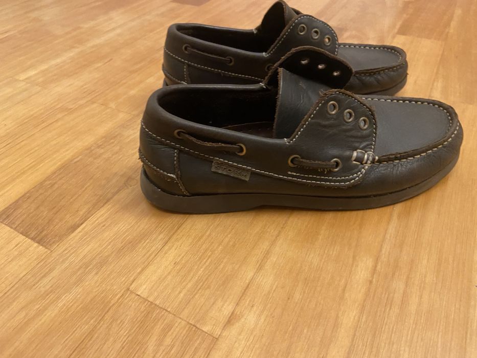 Sapatos vela nr 35 castanhos