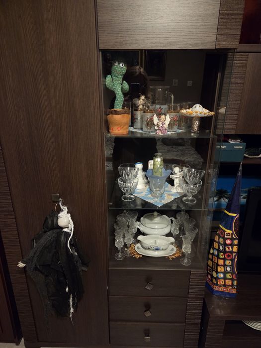 Regał witryna część meblościanki