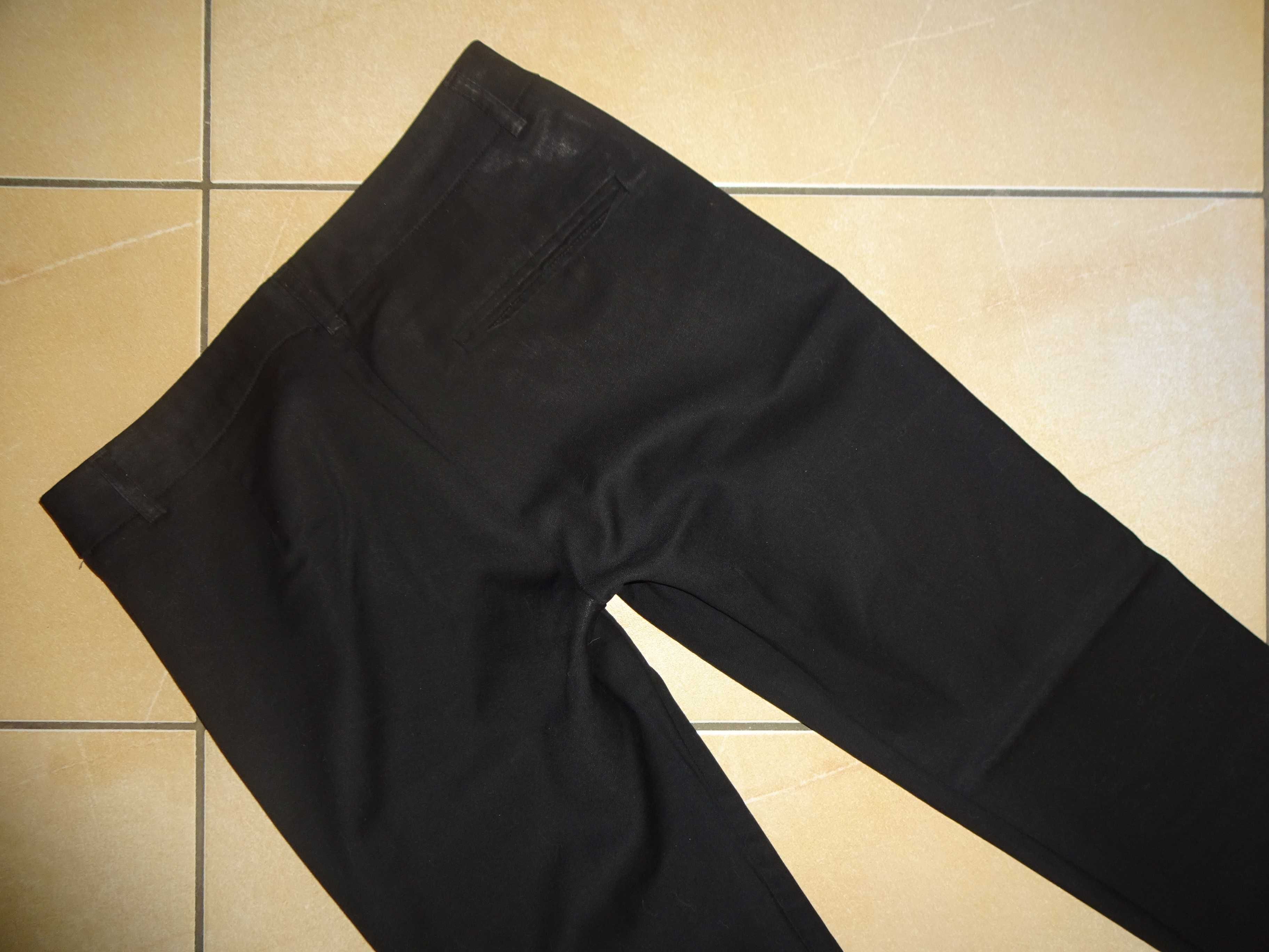 PAKO LORENTE made in Poland czarne eleganckie spodnie OKAZJA r. 34