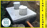 Szambo betonowe zbiornik na wodę montaż gratis producent kanał piwnica