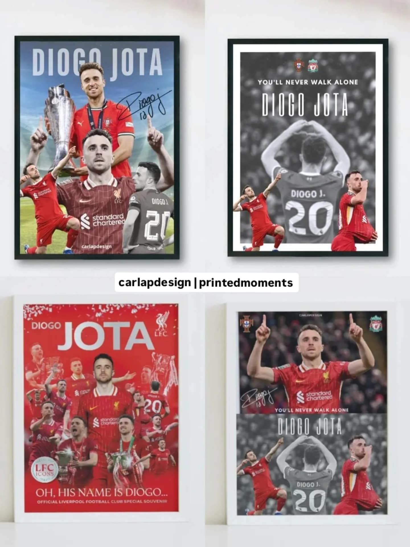Diogo Jota Poster / Quadro Homenagem