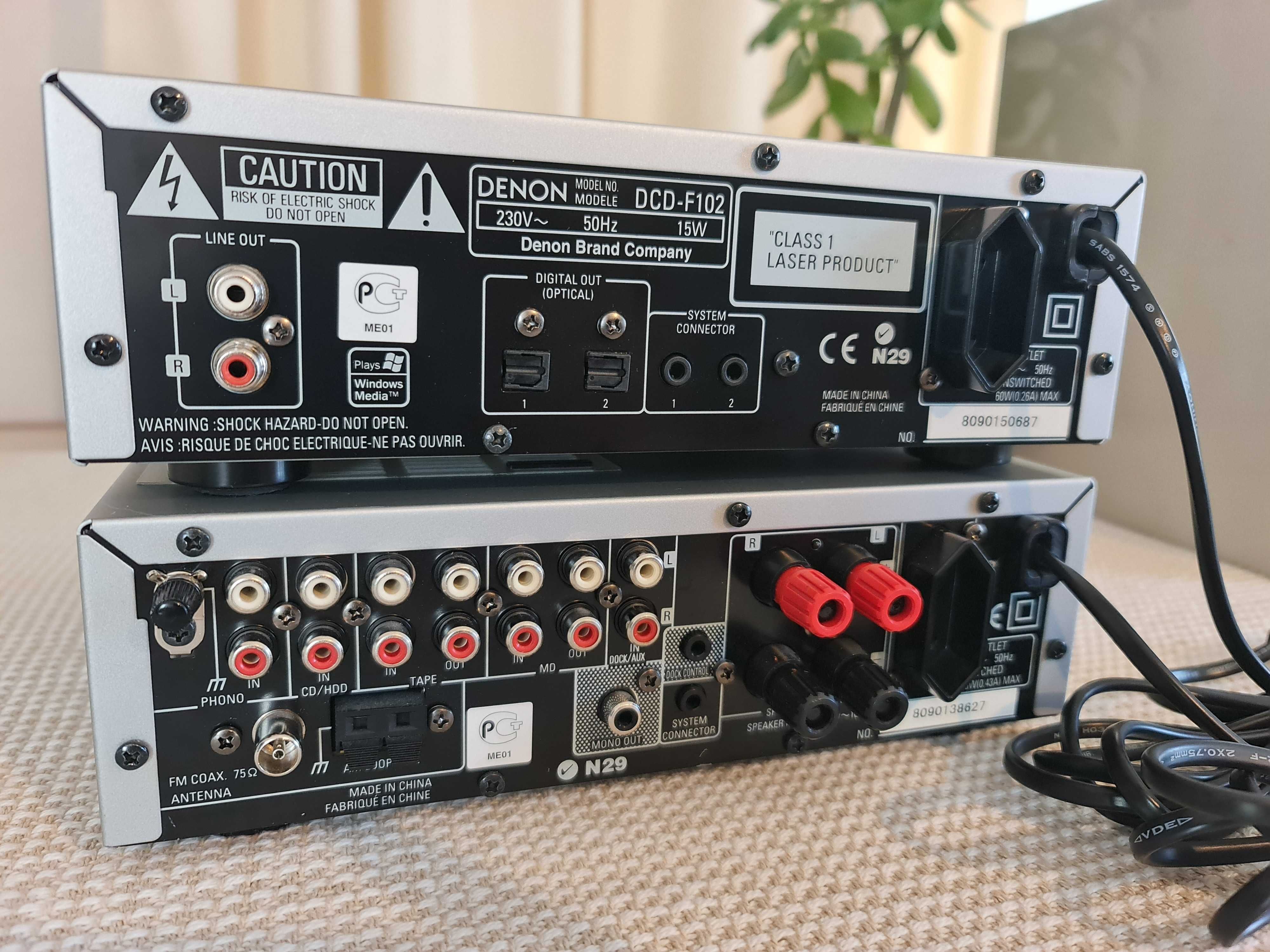 Аудіо комплект, Ресівер Denon DCD-F102 Denon DRA-F102 AM/FM Receiver