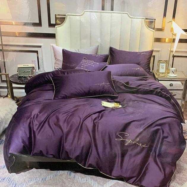 Комплект постельного белья Сатин Crown Турция Lux все размеры Коробка
