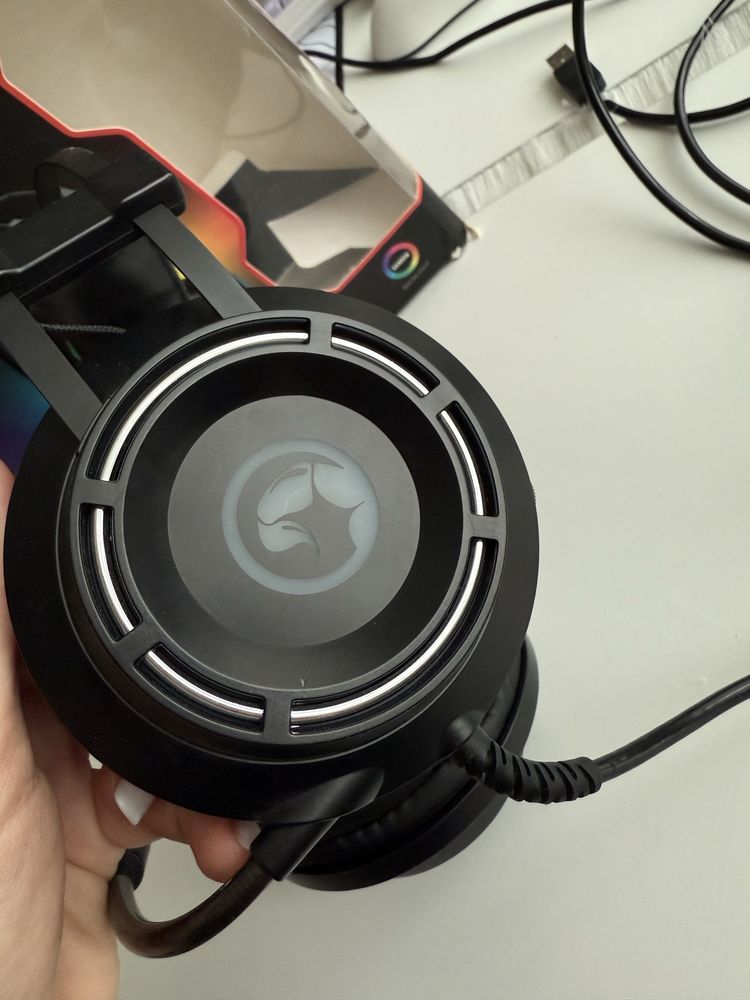 Навушники Marvo HG9062 Multi-LED 7.1 Black