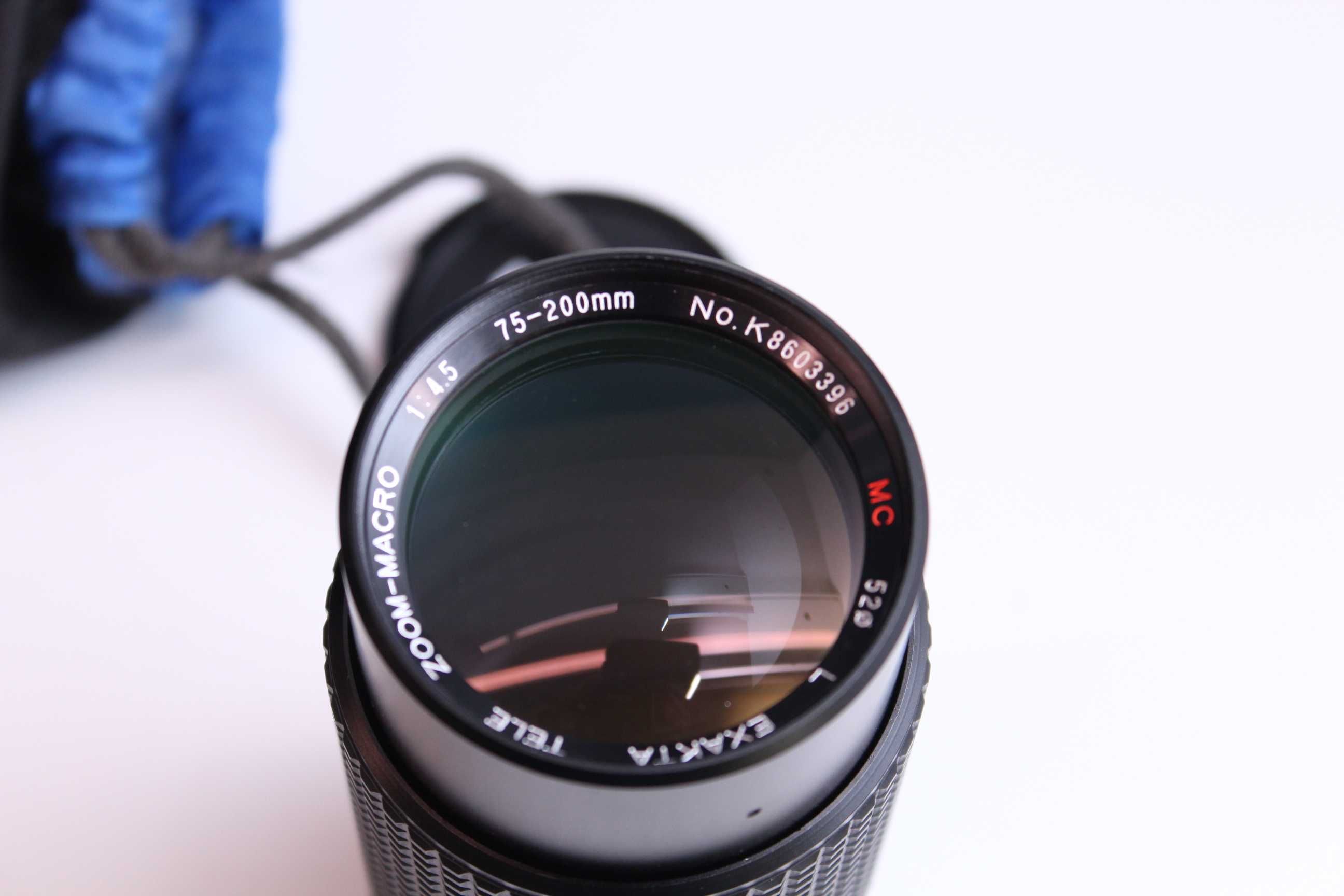 Obiektyw M42 EXAKTA zoom 75-200 1:4.5 MC
