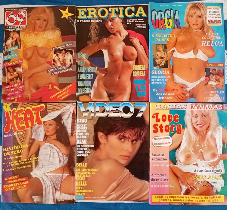 Lote de revistas eróticas vintage