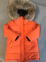 Зимняя детская куртка -пальто 104-110