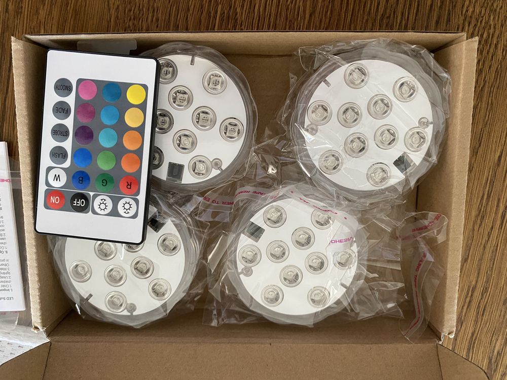 Lapki led do basenu, wodoodporne