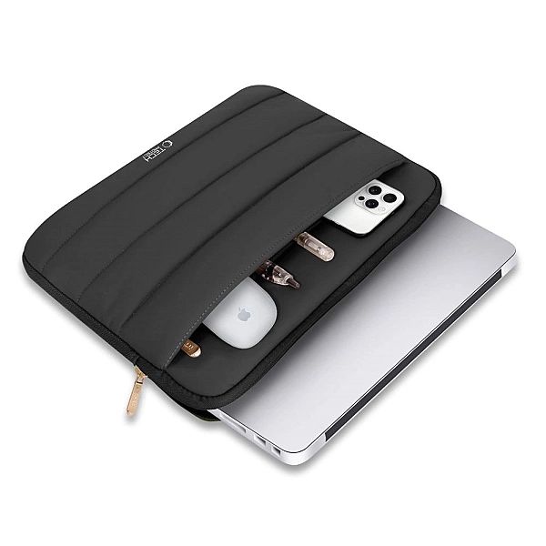 Torba Tech-Protett Fluffy na laptopa 15-16 - czarna