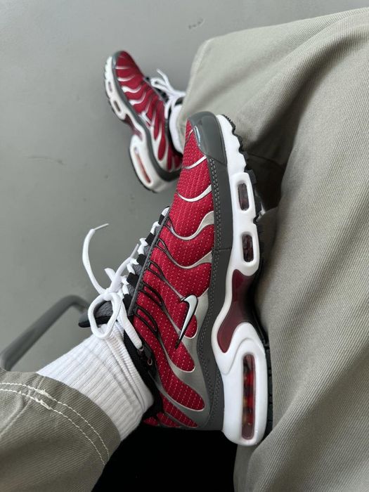 РОЗПРОДАЖ! Nike Air Max TN Plus Grey/Red 40 41 42 43 44 45 найк тнки