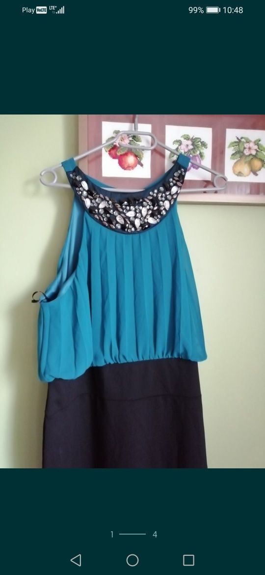Sukienka suknia wieczorowa elegancka wesele roz 50 48