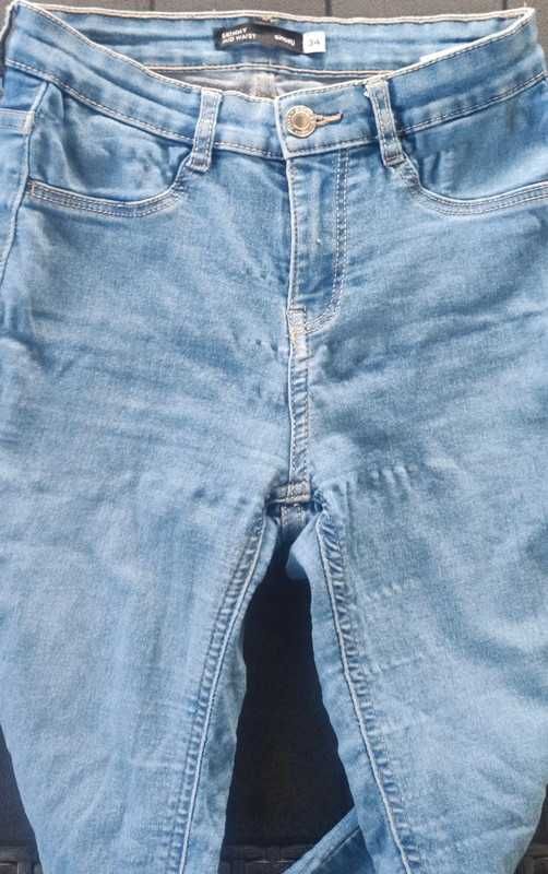 Spodnie Jeansowe Sinsay damskie