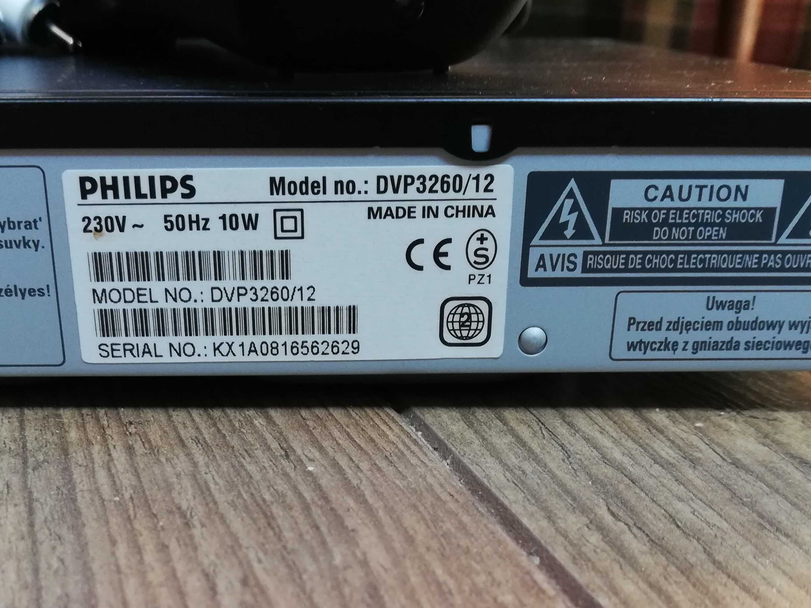 DVD Philips model DVP3260/12