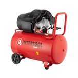 Компрессор (100 л,  220 В,  354 л/мин, 2 цилиндра). INTERTOOL PT-0005.