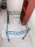Mesa de jantar em vidro