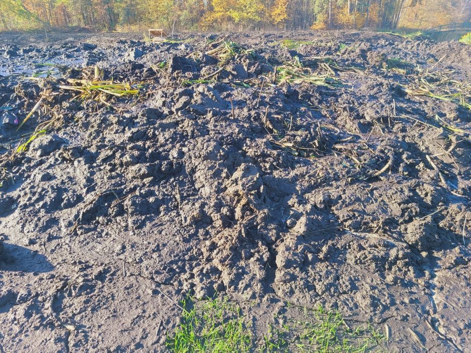 Ziemia, nawóz, torf, urobek ze stawu własny transport,