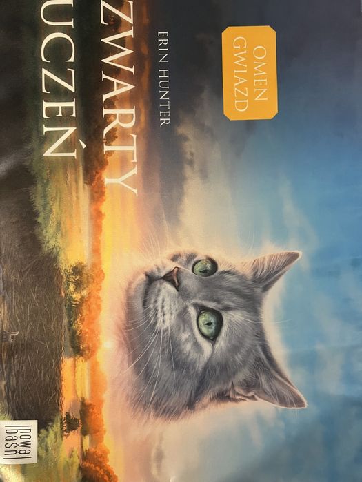 Wojownicy Erin Hunter Czwarty Uczeń flaga kolekcjonerska