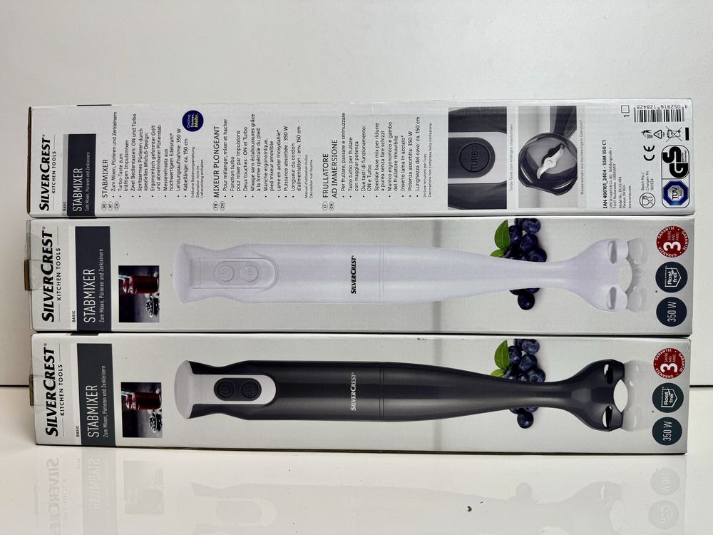 Ручний Блендер занурювальний SilverCrest SSM 350 C1 Graphite 350 Вт