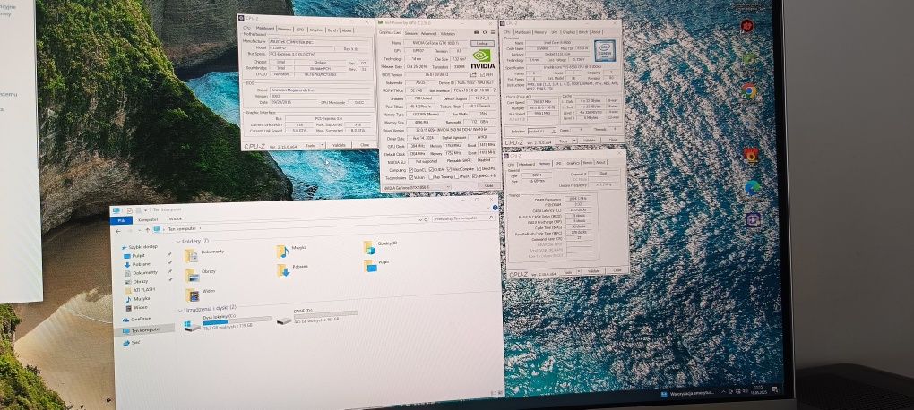Komputer i5 6500,16gb ddr4 Asus Cerberus GTX 1050 ti SSD+HDD
