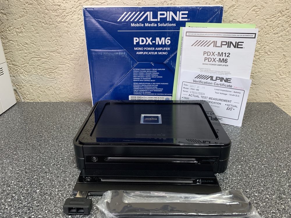 Автомобильный  усилитель Alpine PDX-M6